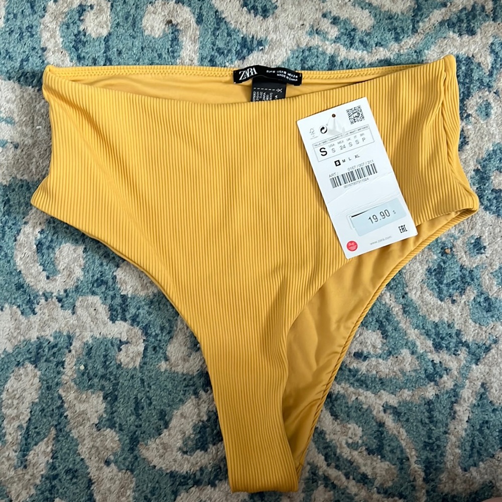 Zara High Waisted Size Small Bathing Suit Bottom